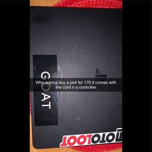 It is a ps4 it comes with a controller and cord